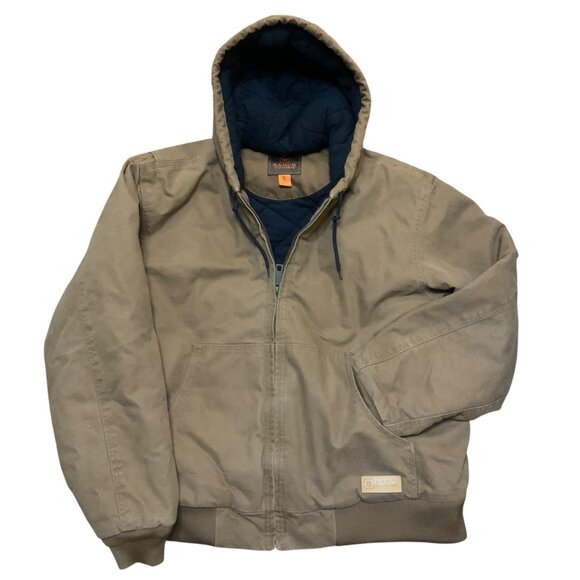 Ranch Tough XL Reg Hooded Work Jacket Brown Insulated Heavy-Duty Carhartt Style - Picture 6 of 8